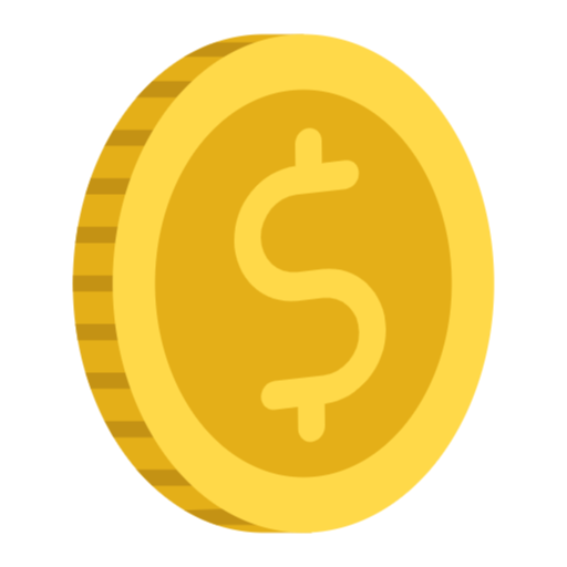 Digital coin illustration
