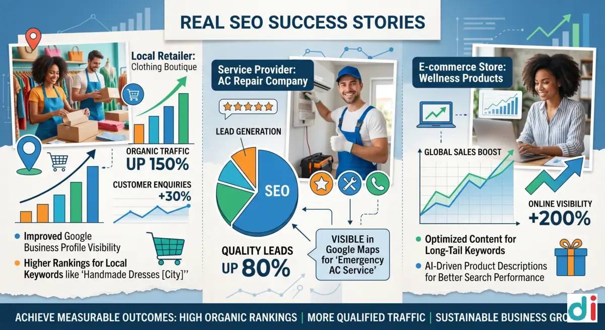 SEO Success Stories and Search Visibility Results